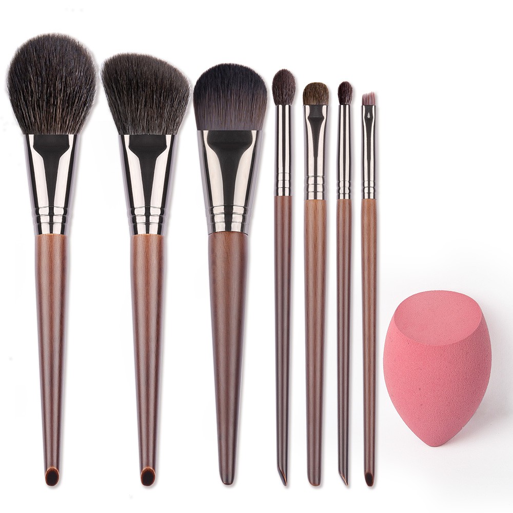 OVW 7pcs Makeup Brushes Set Powder Brush Angled Face Contour Blush