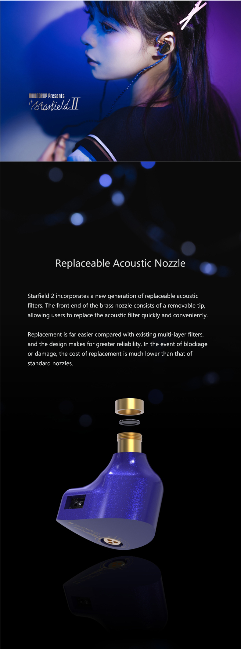 MOONDROP Starfield 2 10mm Dynamic Driver In-ear Headphone