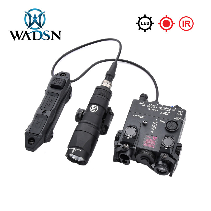 WADSN AIRSOFT DBAL-A2 Laser Red Green Blue Dot sight With M300 M600 Dual Switch